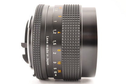 [N Mint] CONTAX Carl Zeiss Planar T* 50mm f/1.4 MMJ MF Lens C/Y Mount