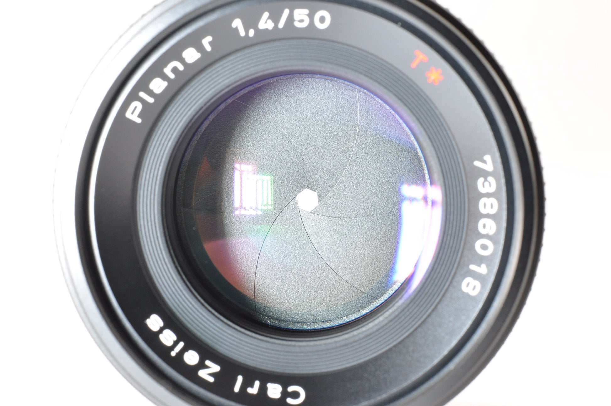 [N Mint] CONTAX Carl Zeiss Planar T* 50mm f/1.4 MMJ MF Lens C/Y Mount