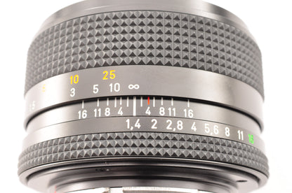 [N Mint] CONTAX Carl Zeiss Planar T* 50mm f/1.4 MMJ MF Lens C/Y Mount