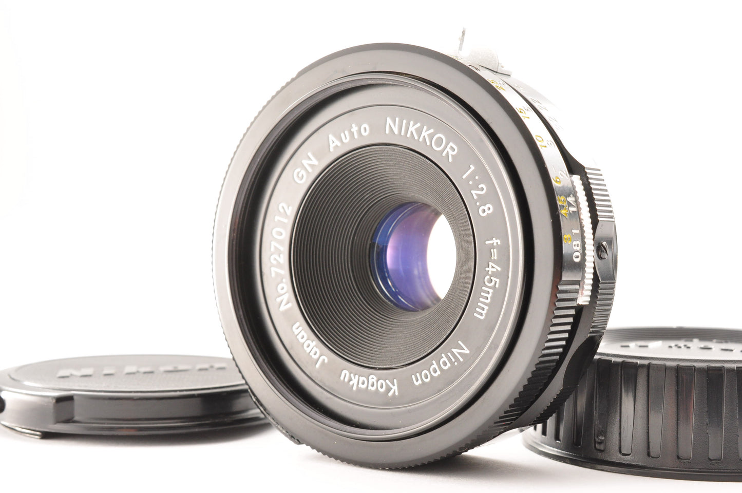 [Exc+5] Nikon GN Auto NIKKOR 45mm f/2.8 Lens Nippon Kogaku Japan