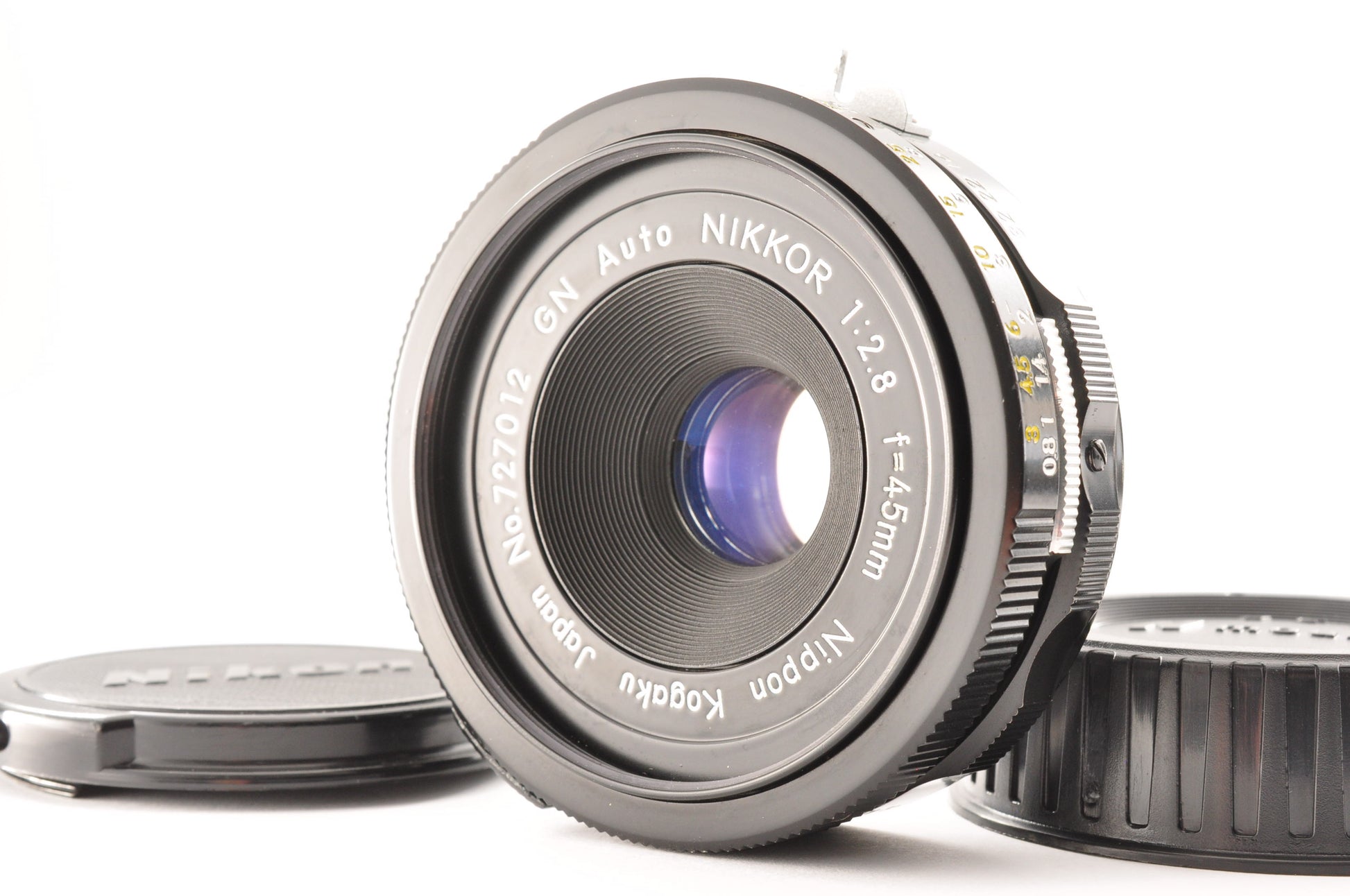 [Exc+5] Nikon GN Auto NIKKOR 45mm f/2.8 Lens Nippon Kogaku Japan