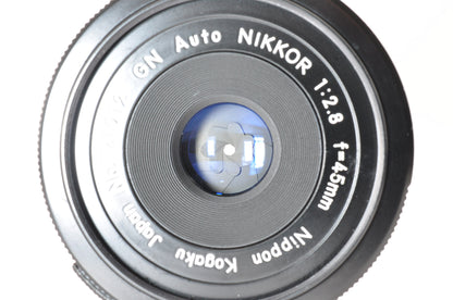 [Exc+5] Nikon GN Auto NIKKOR 45mm f/2.8 Lens Nippon Kogaku Japan