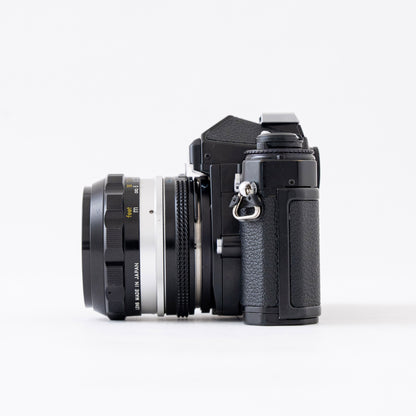 [Exc+5] Nikon FE Black + NIKKOR-N Auto 24mm f/2.8 Lens Ai Converted