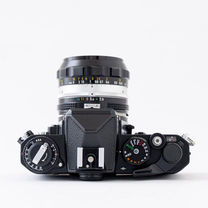 [Exc+5] Nikon FE Black + NIKKOR-N Auto 24mm f/2.8 Lens Ai Converted