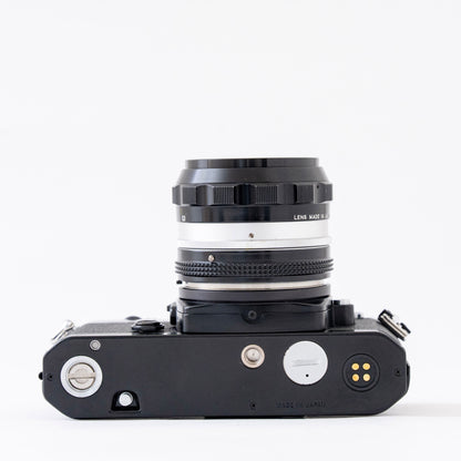 [Exc+5] Nikon FE Black + NIKKOR-N Auto 24mm f/2.8 Lens Ai Converted