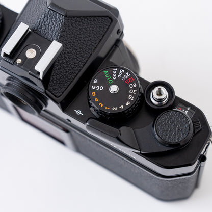 [Exc+5] Nikon FE Black + NIKKOR-N Auto 24mm f/2.8 Lens Ai Converted