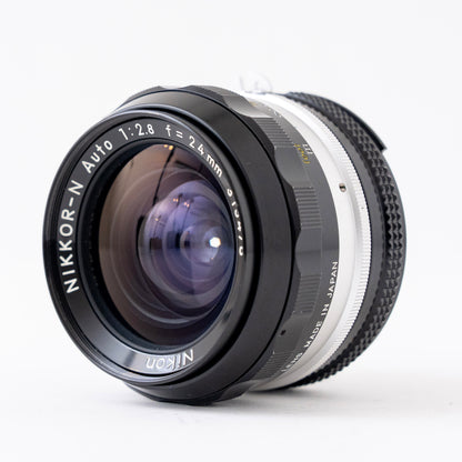 [Exc+5] Nikon FE Black + NIKKOR-N Auto 24mm f/2.8 Lens Ai Converted