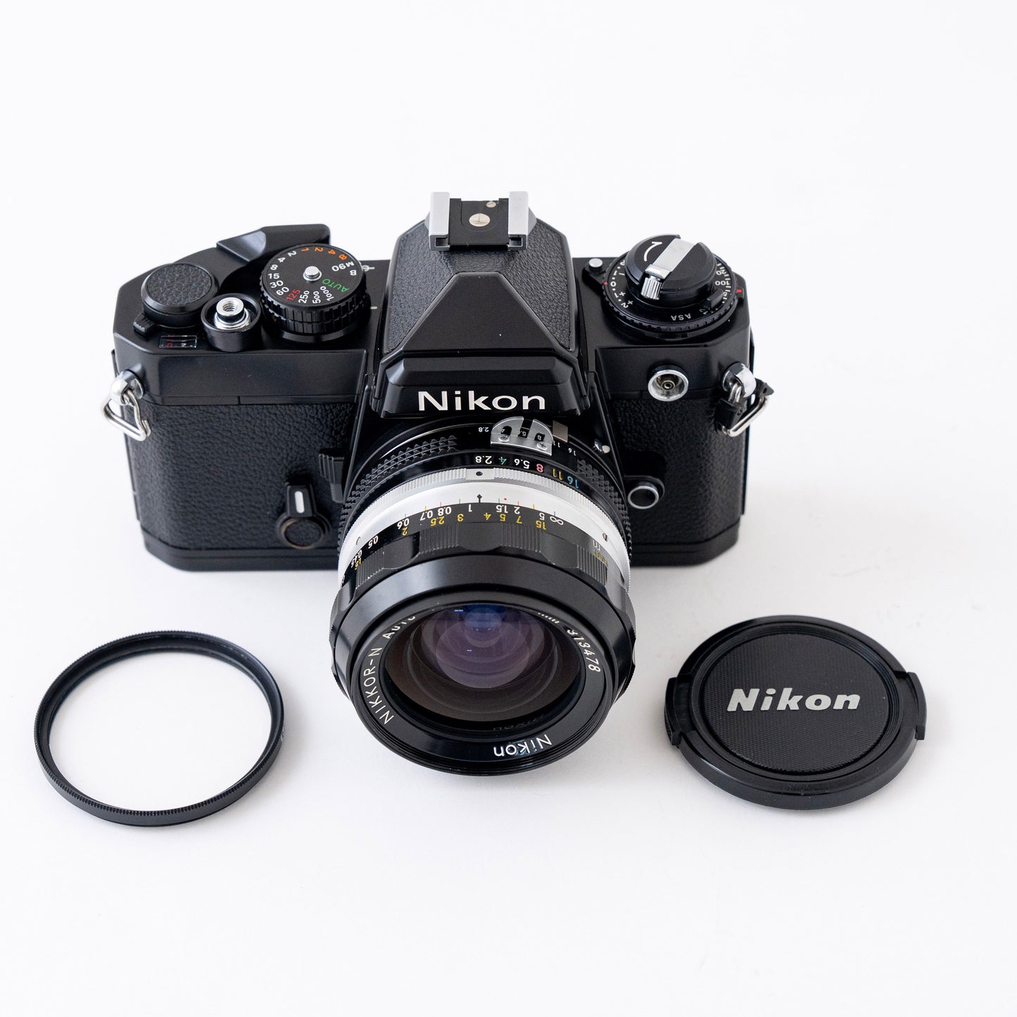 [Exc+5] Nikon FE Black + NIKKOR-N Auto 24mm f/2.8 Lens Ai Converted