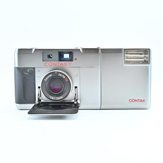 [N Mint] CONTAX T Silver Rangefinder Film Camera