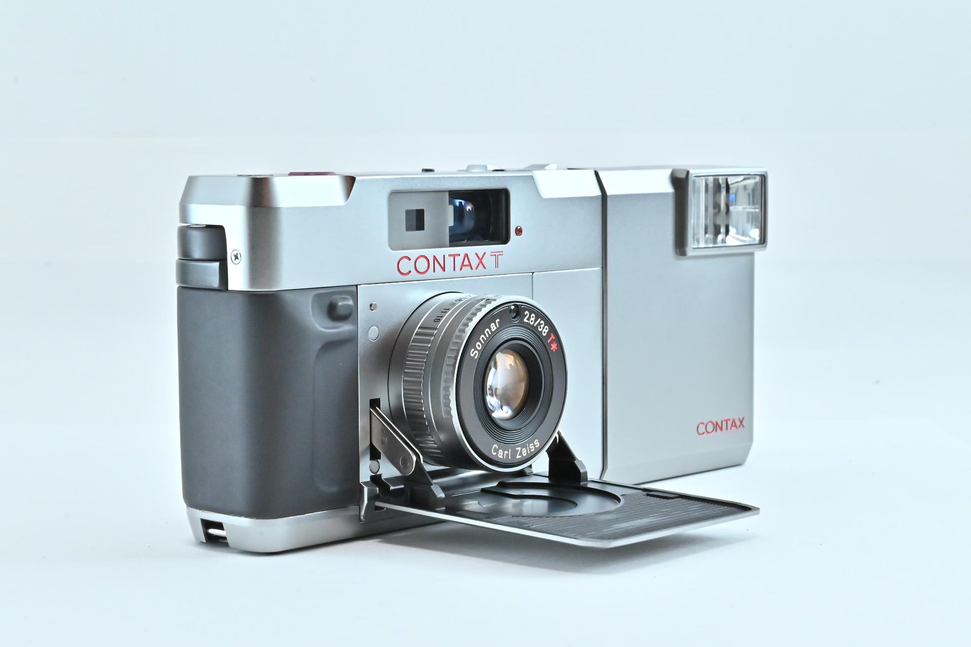 [N Mint] CONTAX T Silver Rangefinder Film Camera