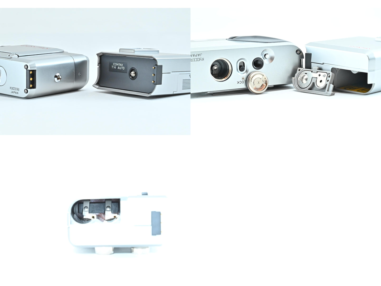 [N Mint] CONTAX T Silver Rangefinder Film Camera