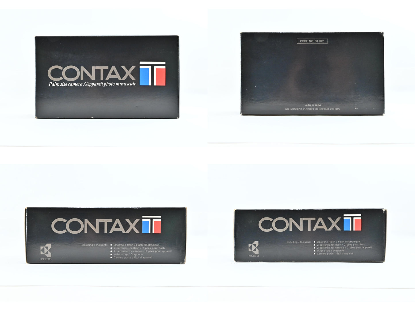 [N Mint] CONTAX T Silver Rangefinder Film Camera