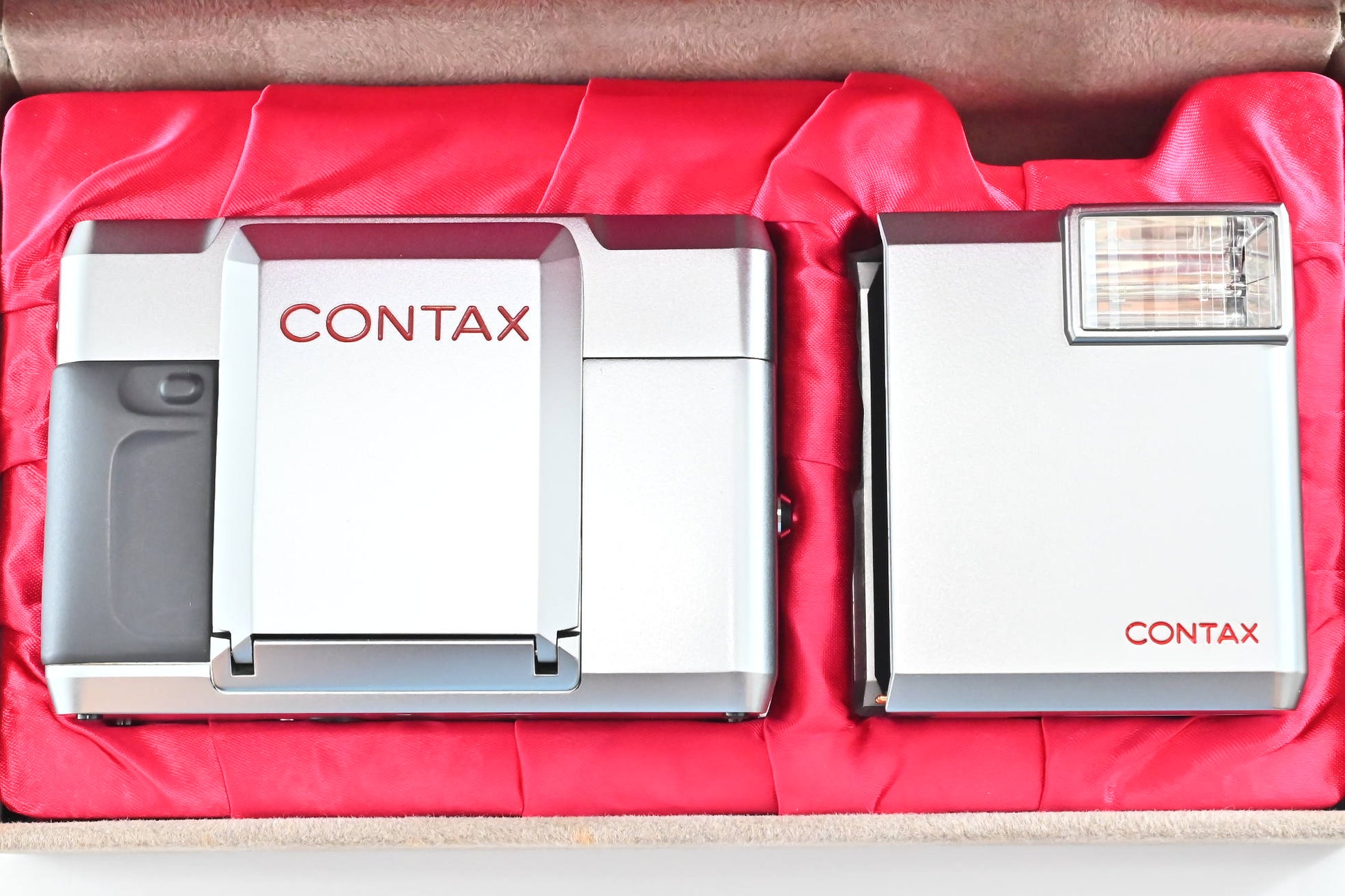 [N Mint] CONTAX T Silver Rangefinder Film Camera