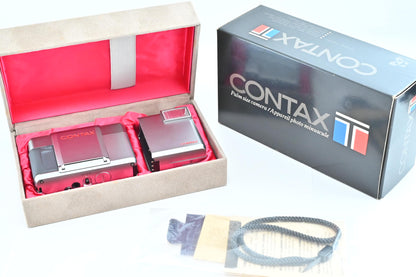 [N Mint] CONTAX T Silver Rangefinder Film Camera