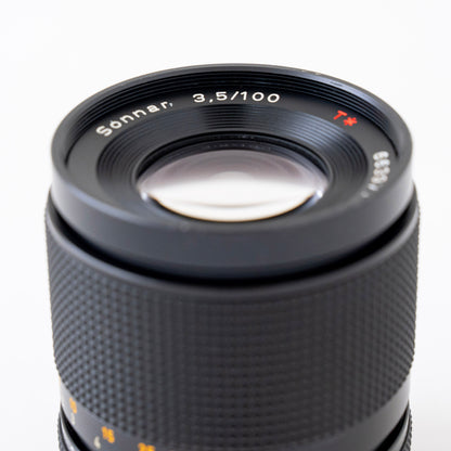 [Exc+5] CONTAX Carl Zeiss Sonnar T* 100mm f/3.5 AEJ Lens