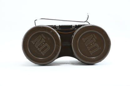 [Exc+4] UN Waterproof Double 35mm Film Roll Case Brown Belt Clip
