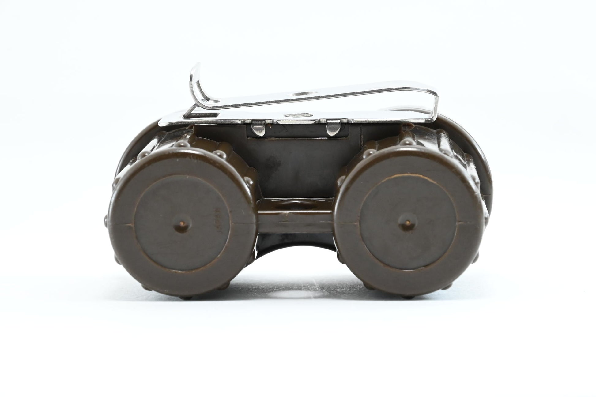[Exc+4] UN Waterproof Double 35mm Film Roll Case Brown Belt Clip