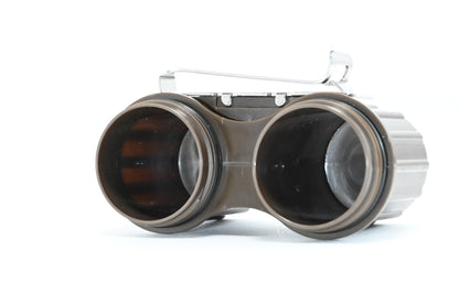 [Exc+4] UN Waterproof Double 35mm Film Roll Case Brown Belt Clip