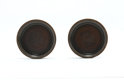 [Exc+4] UN Waterproof Double 35mm Film Roll Case Brown Belt Clip