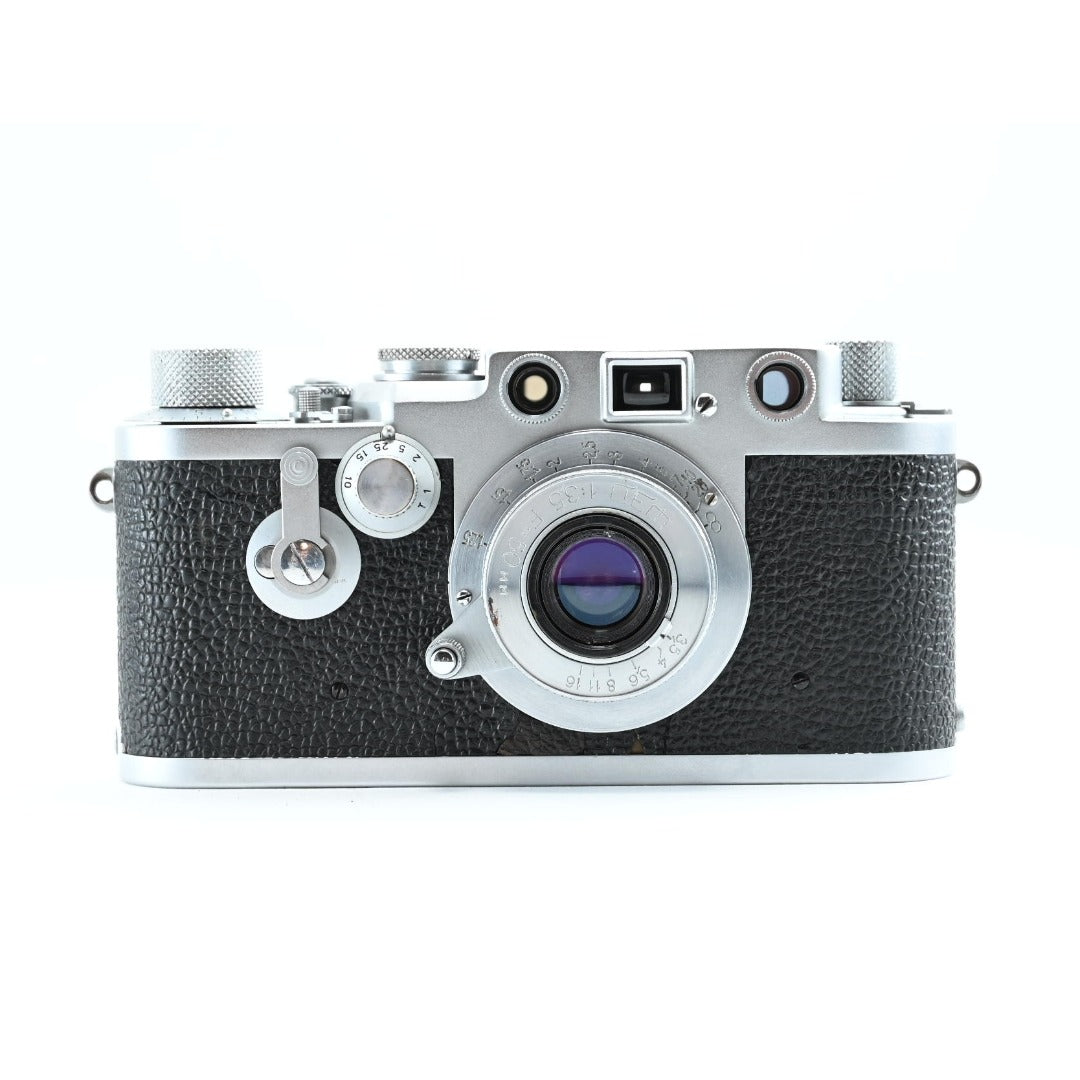 [Exc+4] Leica IIIf Rangefinder Film Camera + FED 50mm f/3.5