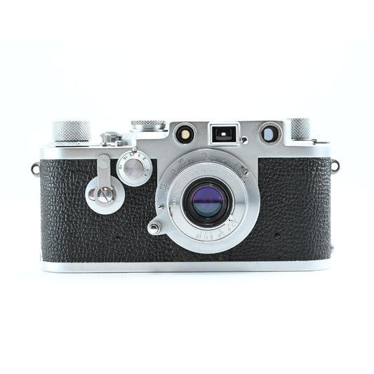 [Exc+4] Leica IIIf Rangefinder Film Camera + FED 50mm f/3.5
