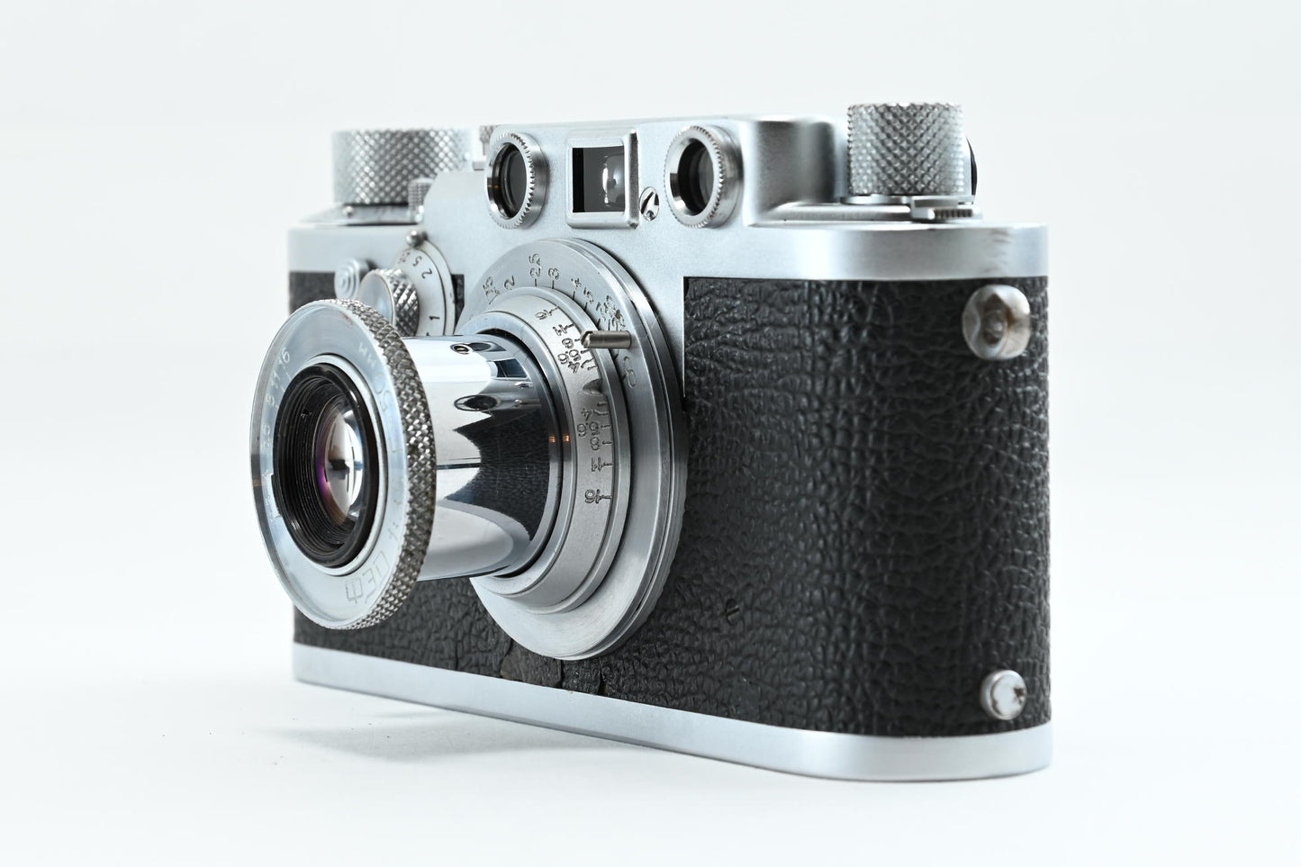 [Exc+4] Leica IIIf Rangefinder Film Camera + FED 50mm f/3.5