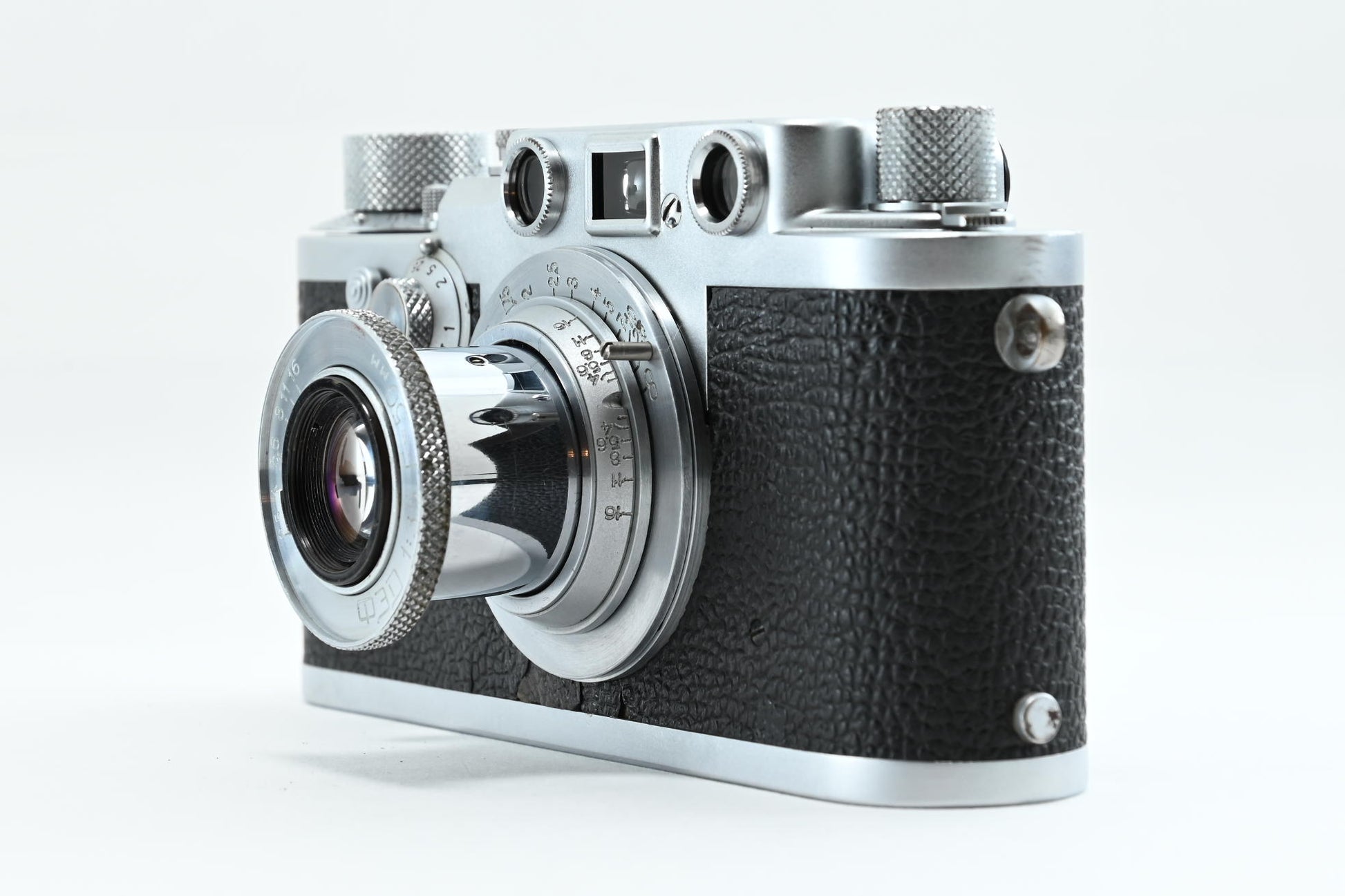 [Exc+4] Leica IIIf Rangefinder Film Camera + FED 50mm f/3.5