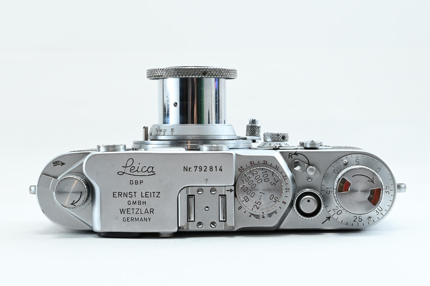 [Exc+4] Leica IIIf Rangefinder Film Camera + FED 50mm f/3.5