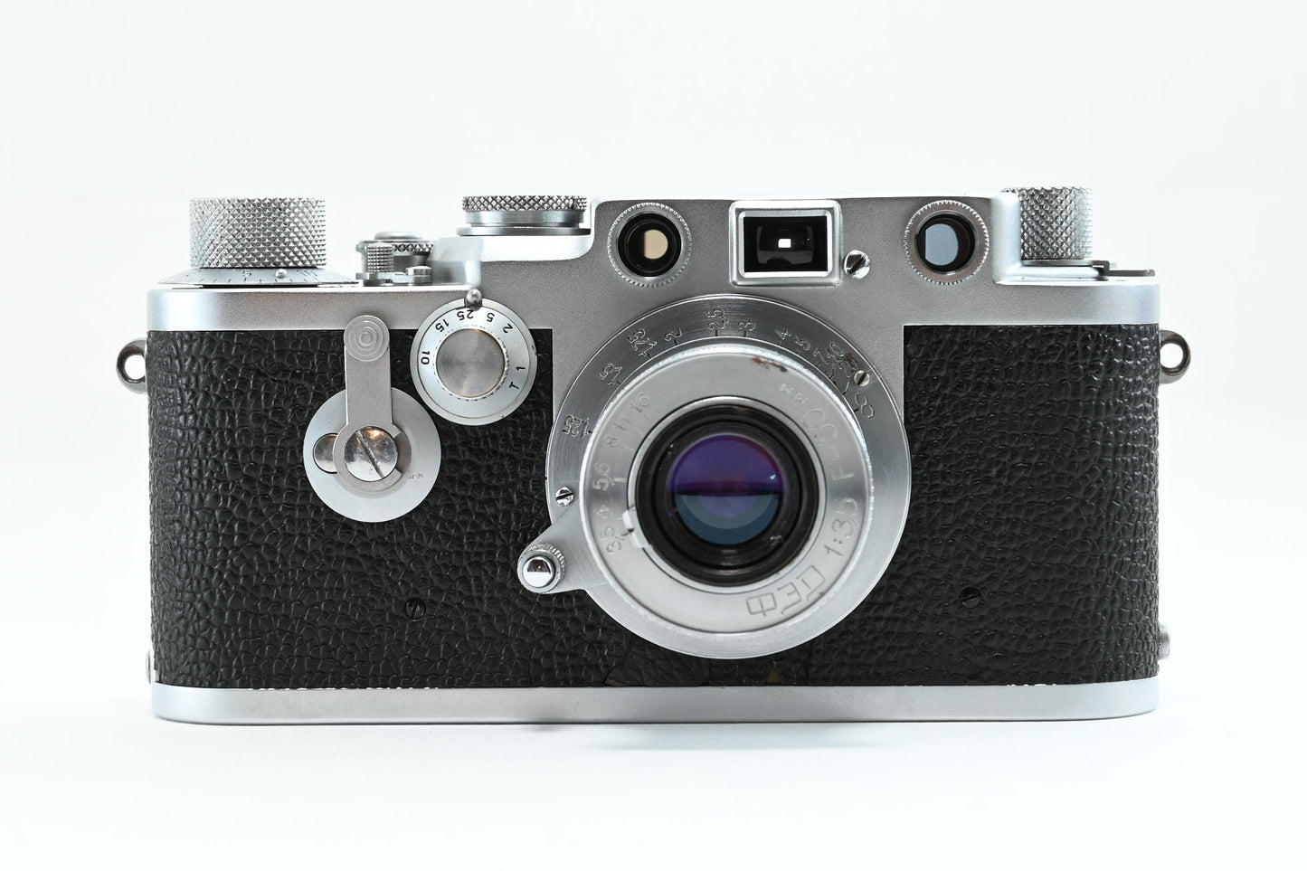 [Exc+4] Leica IIIf Rangefinder Film Camera + FED 50mm f/3.5