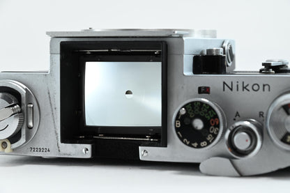 [Exc+4] Nikon F Silver SLR Film Camera 35mm Body Only No Finder