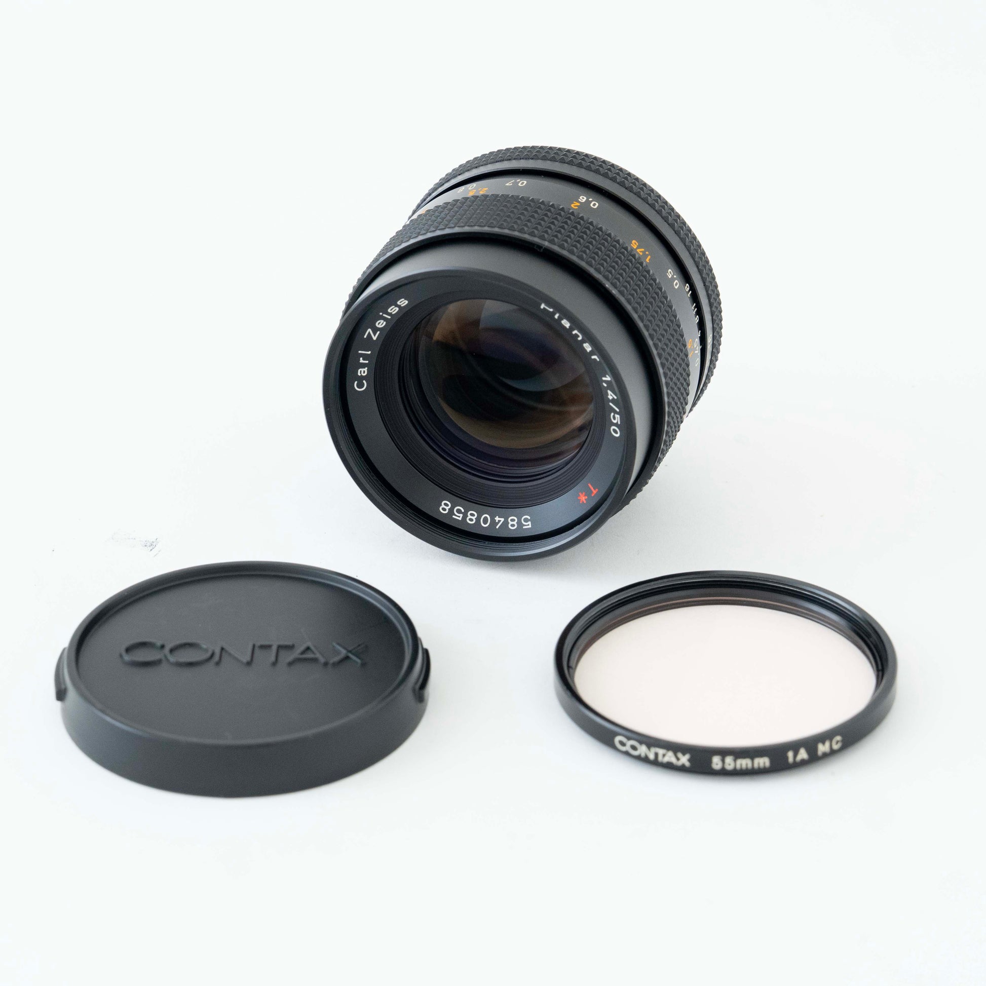 [Exc+5] CONTAX Carl Zeiss Planar T* 50mm f/1.4 AEJ Lens C/Y Mount