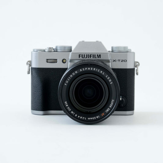 [N Mint] FUJIFILM X-T20 Silver SC:7,800 + XF 18-55mm + XC 50-230mm