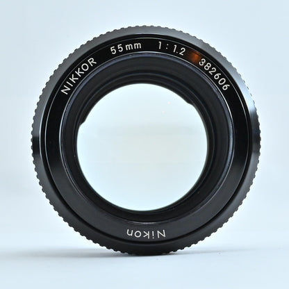 [Exc+5] Nikon NEW NIKKOR 55mm f/1.2 Ai Converted MF Lens