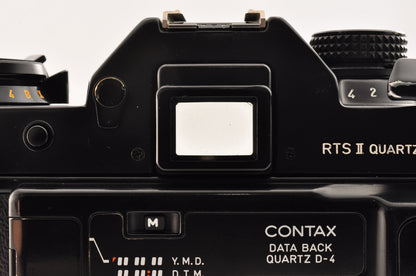 [Exc+5] CONTAX RTS II Quartz 35mm SLR Film Camera Data Back Quartz D-4