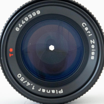 [Exc+5] CONTAX Carl Zeiss Planar T* 50mm f/1.4 AEJ Lens C/Y Mount