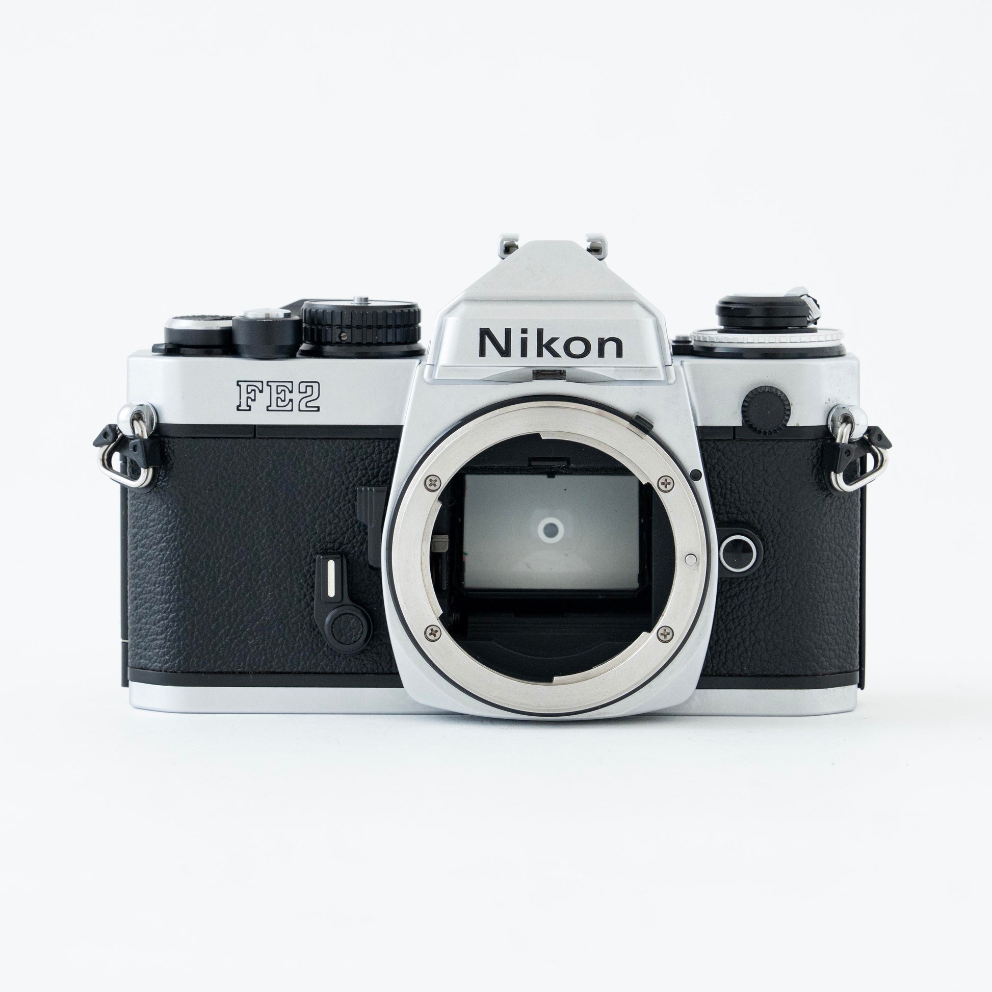 [Exc+5] Nikon FE2 Silver 35mm SLR Film Camera