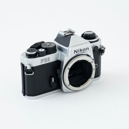 [Exc+5] Nikon FE2 Silver 35mm SLR Film Camera