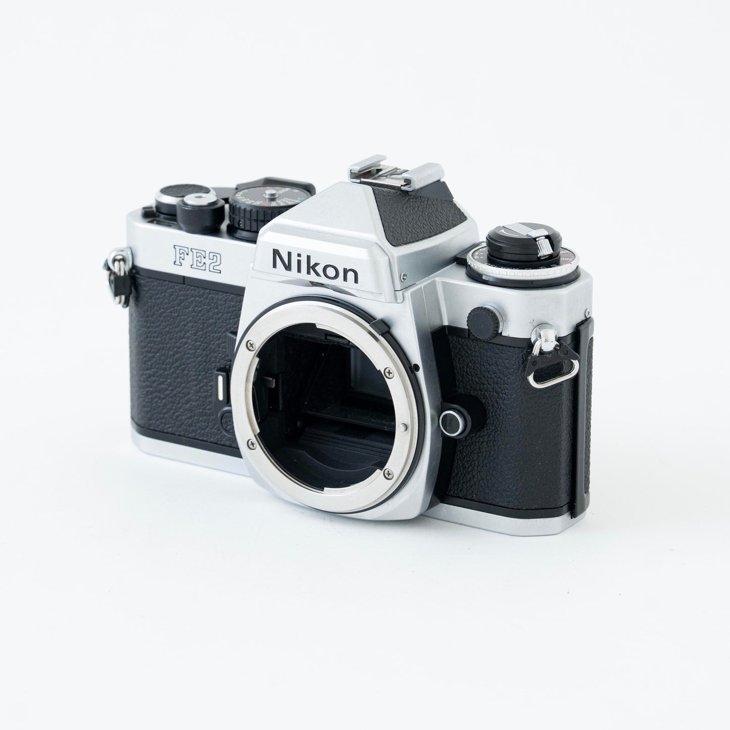 [Exc+5] Nikon FE2 Silver 35mm SLR Film Camera