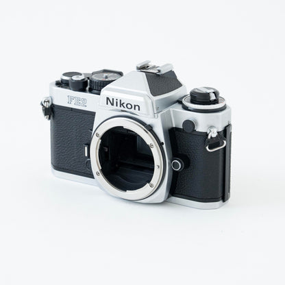 [Exc+5] Nikon FE2 Silver 35mm SLR Film Camera