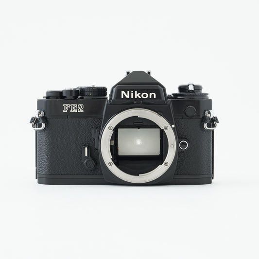 [Exc+5] Nikon FE2 Black 35mm SLR Film Camera