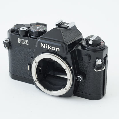 [Exc+5] Nikon FE2 Black 35mm SLR Film Camera