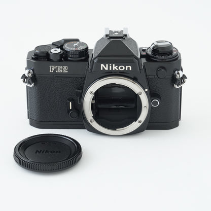 [Exc+5] Nikon FE2 Black 35mm SLR Film Camera