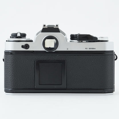 [Exc+5] Nikon FE Silver 35mm SLR Film Camera + Ai NIKKOR 135mm f/2.8