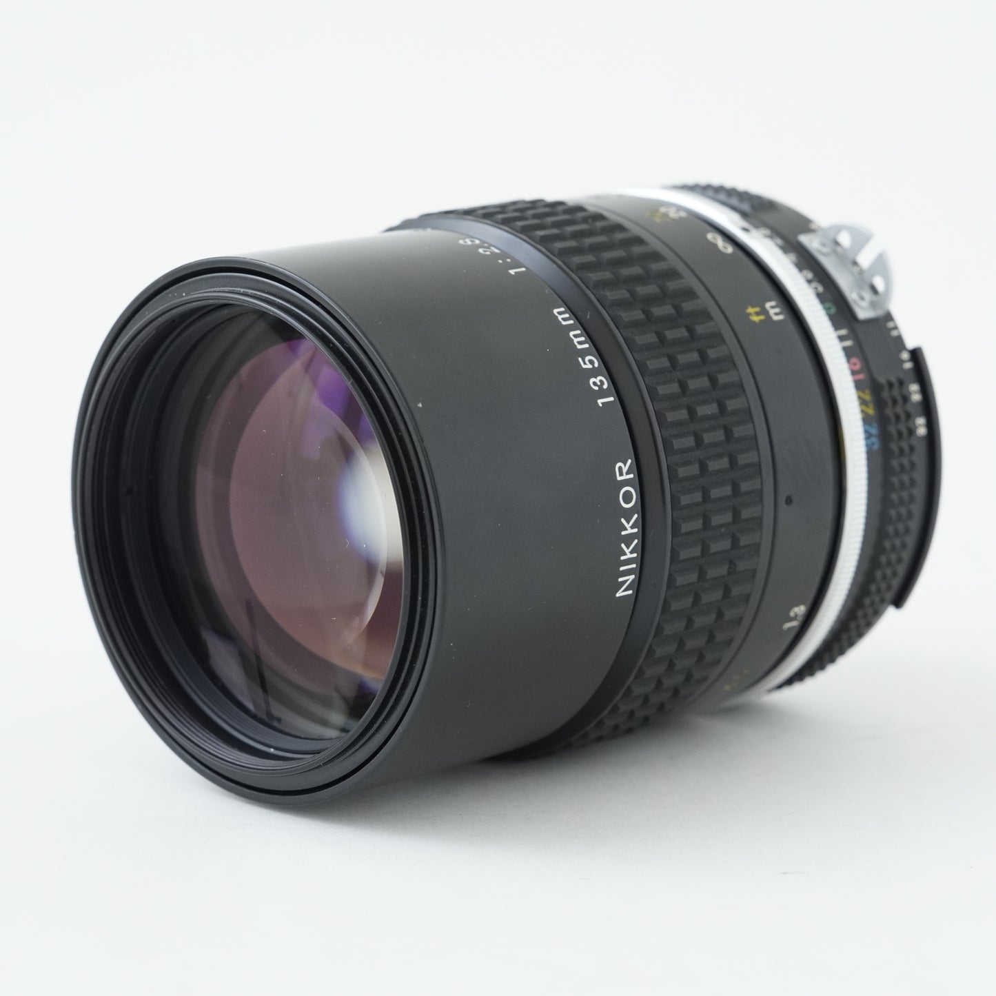 [Exc+5] Nikon FE Silver 35mm SLR Film Camera + Ai NIKKOR 135mm f/2.8
