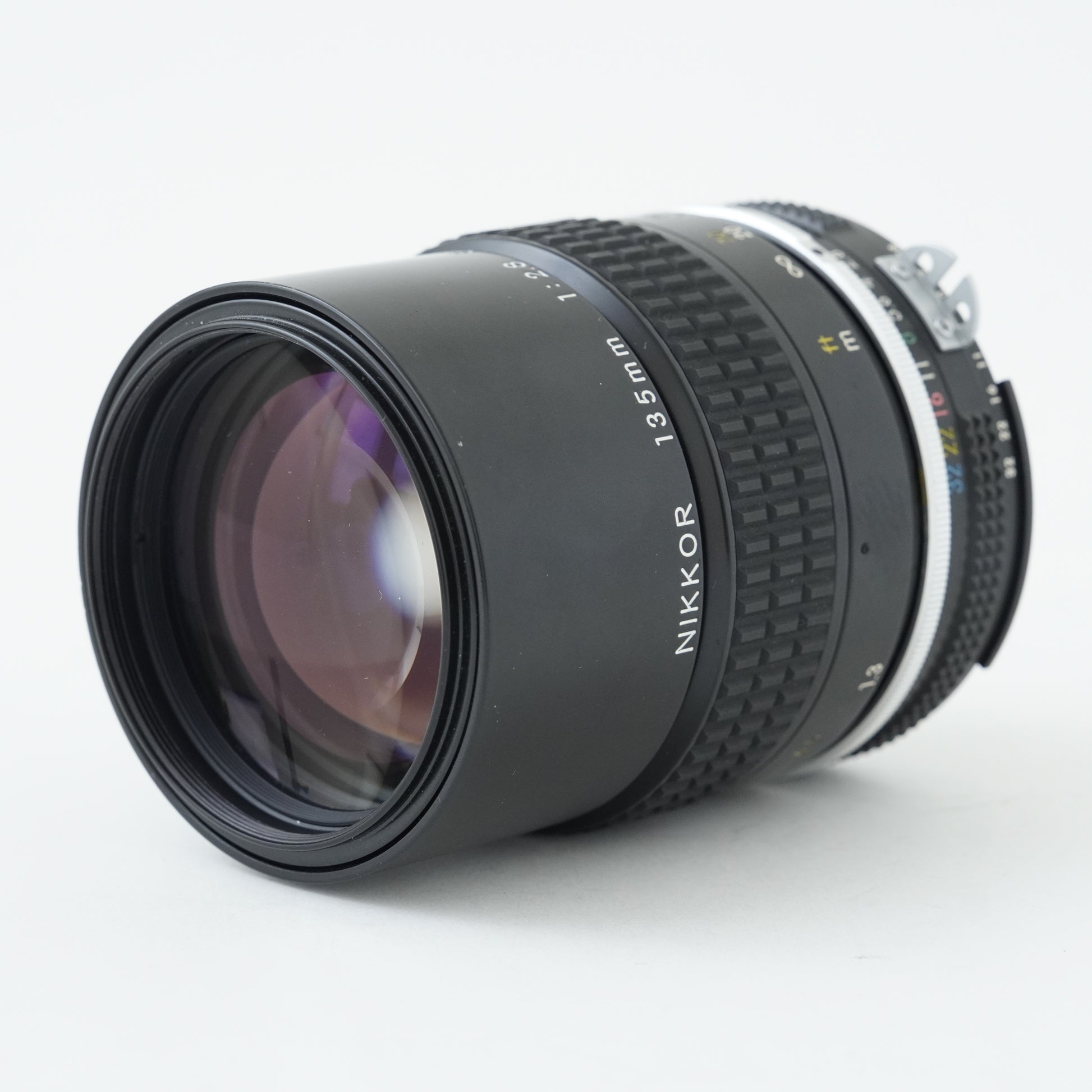[Exc+5] Nikon FE Silver 35mm SLR Film Camera + Ai NIKKOR 135mm f/2.8