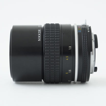 [Exc+5] Nikon FE Silver 35mm SLR Film Camera + Ai NIKKOR 135mm f/2.8