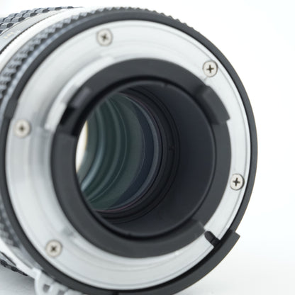 [Exc+5] Nikon FE Silver 35mm SLR Film Camera + Ai NIKKOR 135mm f/2.8