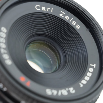 [Exc+5] CONTAX Carl Zeiss Tessar T* 45mm f/2.8 AEJ Lens C/Y Mount