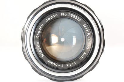 [Exc+4] Nikon Non-Ai NIKKOR-S Auto 50mm f/1.4 MF Lens