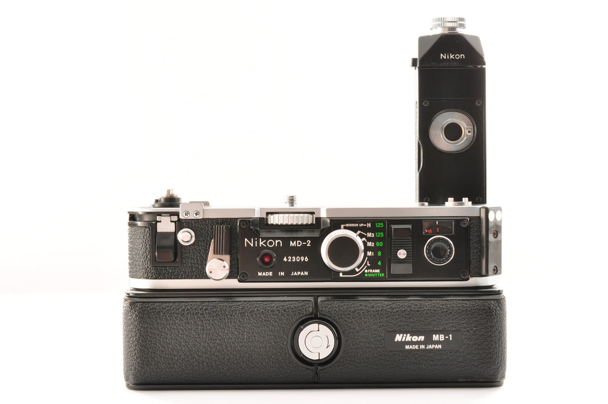 [Exc+5] Nikon MD-2 Motor Drive + MB-1 Battery Pack for F2